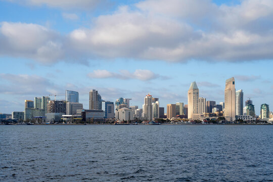 San Diego Skyline At Sunset