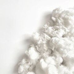 cotton white background.