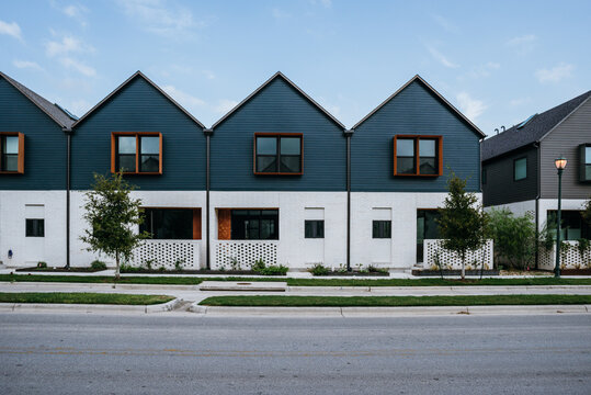 Modern Austin row houses