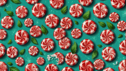 Peppermint candy in a nice look