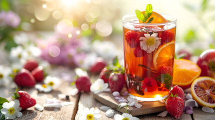 Fruit Tea Refreshments gourmet spring fruit tea