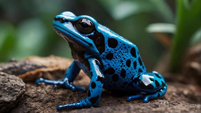 Beautiful frog in nature exotic