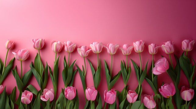 Fundo fotográfico do Dia das Mães com tulipas. Representação: amor materno, celebração, laços familiares, gratidão.