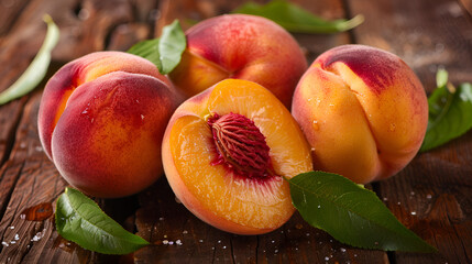 Peach organic food healthy diet peach