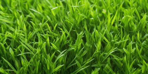Fototapeta na wymiar Close-up image of fresh spring green grass. Green grass background, texture, top view