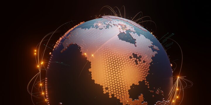 US Enveloped by an Interconnected Satellite 