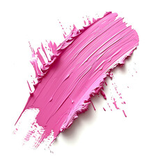 pink polish on white