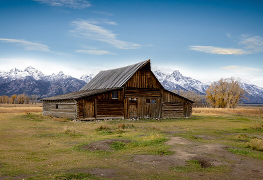 T.A. Moulton Barn at Mormon Row in Grand Teton National Park
