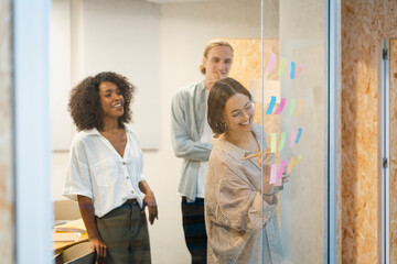 Brainstorming In Modern Office