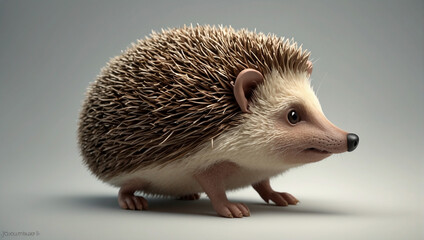 hedgehog close view beautiful look 