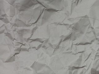 wrinkled crumpled  white paper background