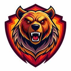 silhouette, teeth, dog, nature, grizzly