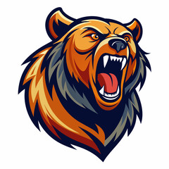 silhouette, teeth, dog, nature, grizzly