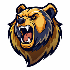 silhouette, teeth, dog, nature, grizzly