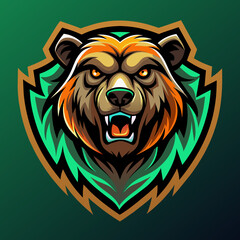 silhouette, teeth, dog, nature, grizzly