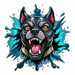 head, animal, vector, wolf, tattoo, tiger, lion, wild, illustration, dog, cartoon