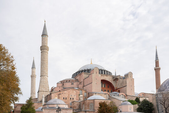 View Of Hagia Sophia Mosque In Turkey, Istanbul