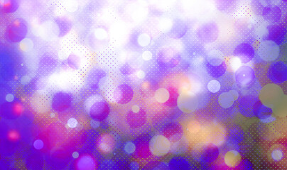 Purple bokeh background banner for Party, greetings, poster, ad, events, and various design works