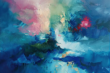 blue style ,Abstract Art,painting