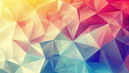 Obraz premium Mural wallpaper geometrical creative style high quality AI generated image