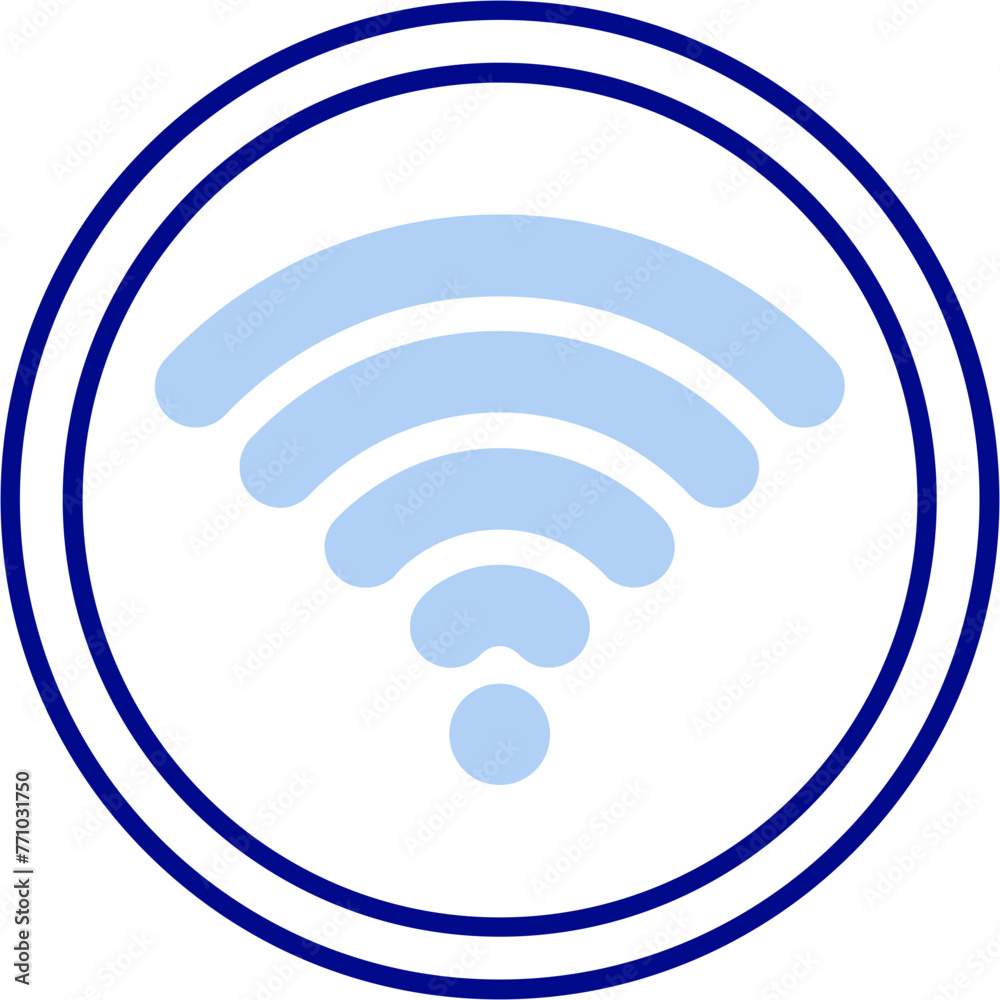 Canvas Prints Wifi Icon