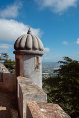 Sintra Portugal turret with a hand coming out.