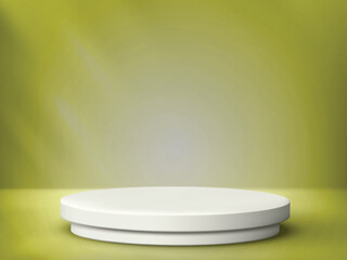 3d Illustration Podium Stage for Product Display