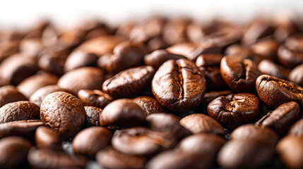 Artistic Composition Of Roasted Beans For Coffee Connoisseurs, Close-Up