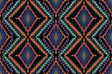 hand drawn style, Ethnic ikat seamless pattern, African style, Abstract vector, Chevron embroidery, Paisley embroidery, Navajo geometric pattern, Aztec and tribal motifs, aboriginal.