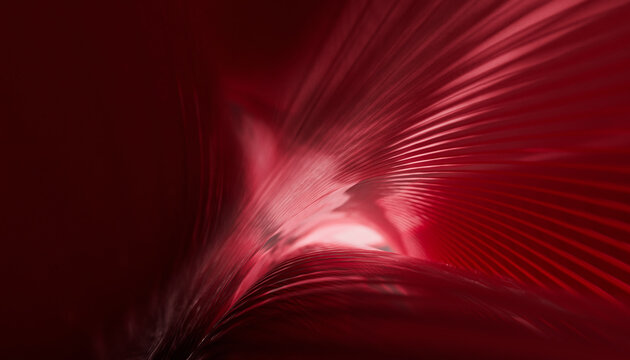 Abstract red background with layers of textile