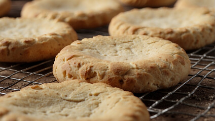 Beaten biscuits for eating  - obrazy, fototapety, plakaty