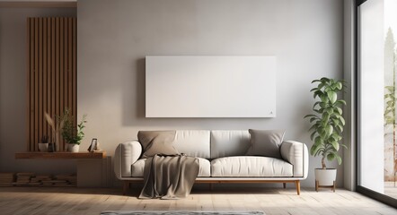 sleek white flat panel radiators displayed in a sophisticated indoor environment, highlighting their contemporary design and energy-efficient attributes, focus on the face