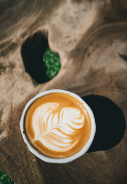 Latte coffee