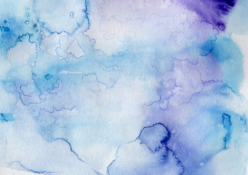 Watercolor abstract illustration