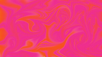 Pink and orange gradient background with noise. Abstract wavy liquid background, saturated vivid color blend. Modern design template for poster, banner, brochure, flyer, cover, website