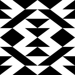 Diamonds, rhombuses, lozenges, tiles, triangles, arrows seamless pattern. Ethnic ornate. Folk ornament. Geometric image. Tribal wallpaper. Geometrical background. Retro motif. Ethnical textile print