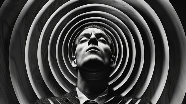Mind-Bending Mentalism Detailed photographs of mentalism and mind-reading performances leaving audiences in awe with feats of psychological illusion  AI generated illustration