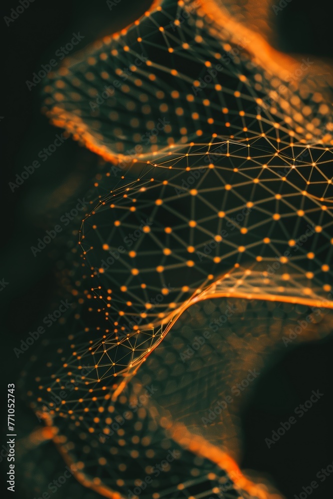 Poster information technology network streamlined connection of particle waves in digital communication