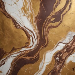 Brown and gold marble texture