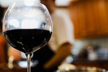 glass of wine