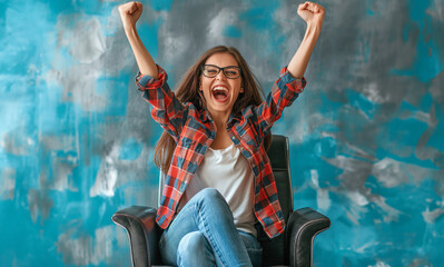 Winner Girl, Winner Gesture, Bewerberin, Siegerin, Influencer, Topjob