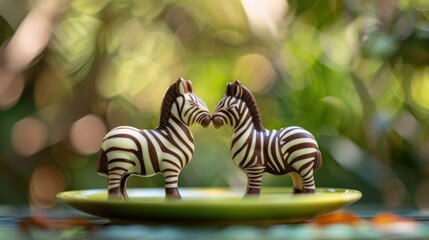 zebra shaped chocolate
