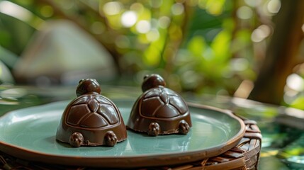 turtle shaped chocolate