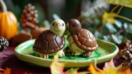 turtle shaped chocolate
