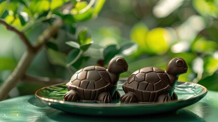 turtle shaped chocolate
