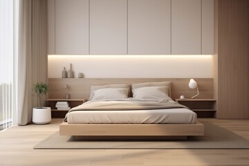 Modern Bedroom, Minimalist Style Interior Design