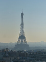 Fototapeta na wymiar Vue Paris Tour Eiffel