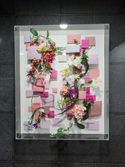 flowers on window