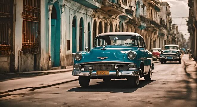 Old cars in Havana.