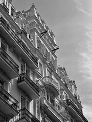 Historical buildings in central Valencia, Spain